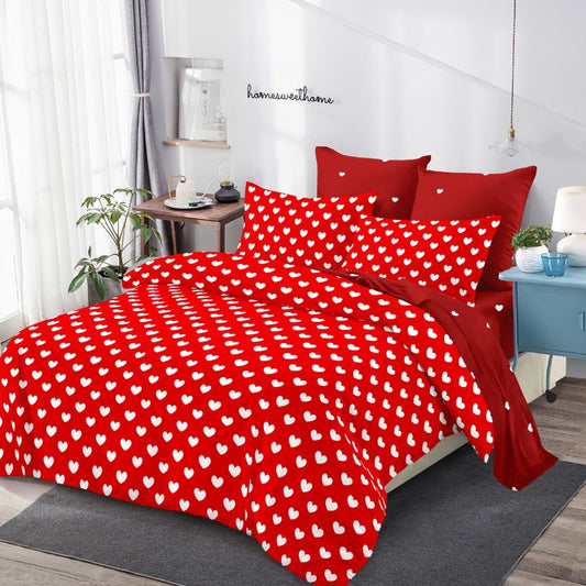 Lenjerie de Pat Finet 6 Piese cu Elastic – Premium, 100% Bumbac | 0051-PV