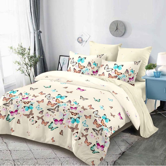 Lenjerie de Pat Finet 6 Piese cu Elastic – Premium, 100% Bumbac | 0053-PV