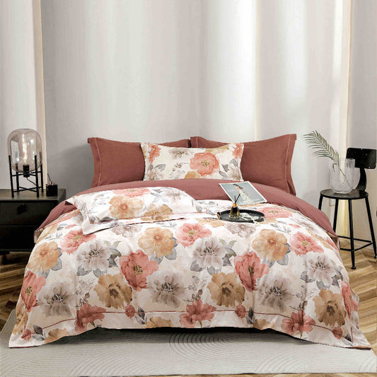 Lenjerie de Pat Finet cu Elastic – 6 Piese DELUX | Confort si Eleganta | COD 0610-J