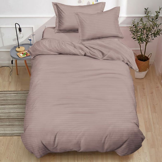 Lenjerie de pat Damasc, 6 piese, 1 persoana, eleganta si confort premium | 2806-S