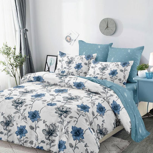 Lenjerie de pat Finet, 6 piese, ultra moale și călduroasă, set complet pentru confort | 3905-CV