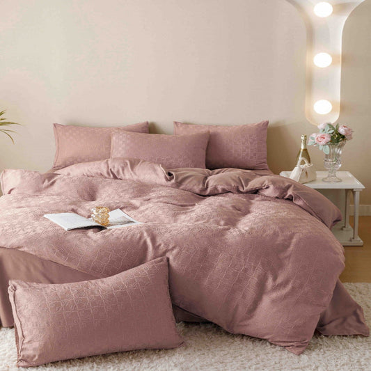 Lenjerie de pat Jacquard - 6 piese | Eleganta si confort premium | COD 0833-J