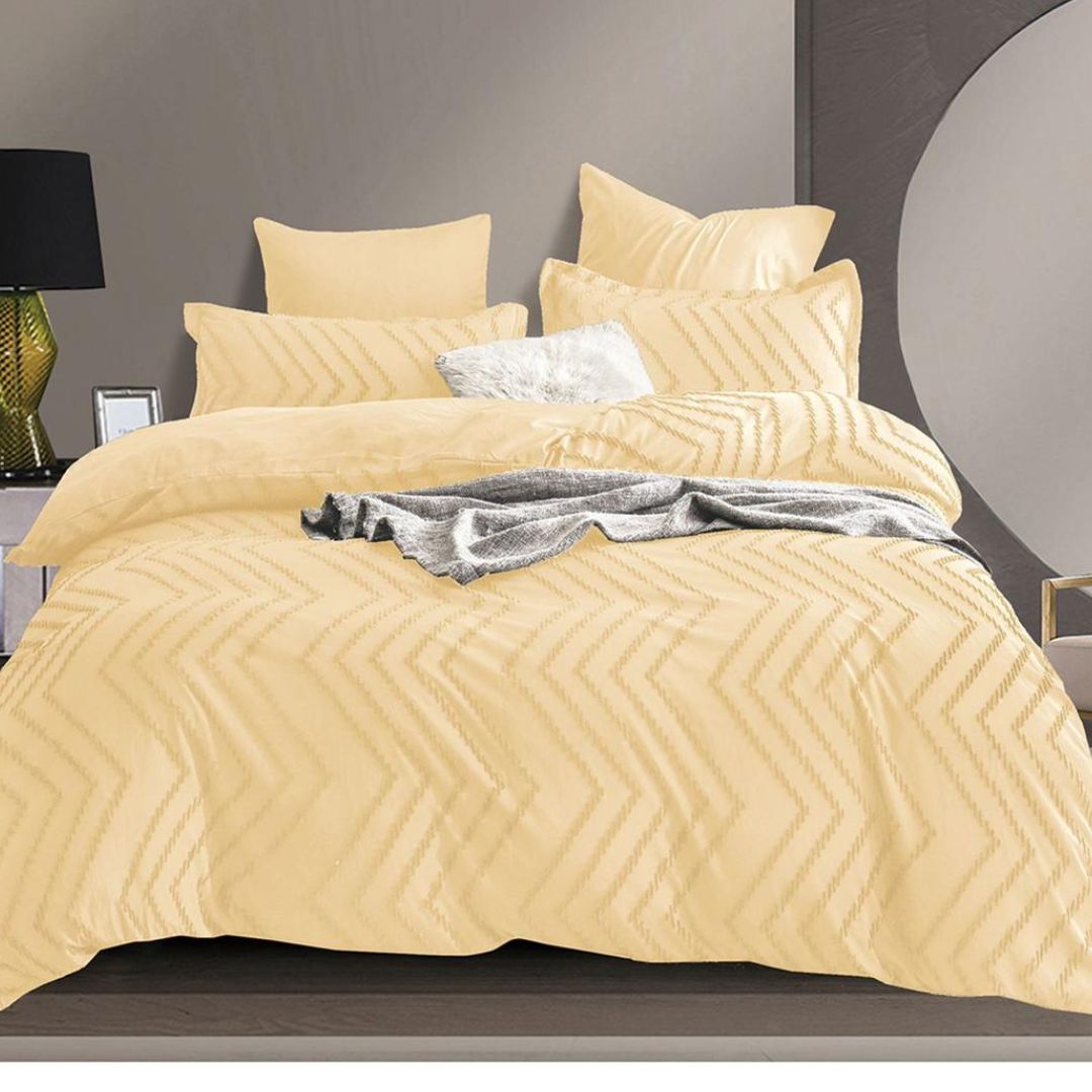 Lenjerie de pat Jacquard 6 piese – Eleganta si rafinament pentru dormitor | COD 0100-SEP