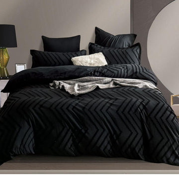 Lenjerie de pat Jacquard 6 piese – Eleganta si rafinament pentru dormitor | COD 0101-SEP