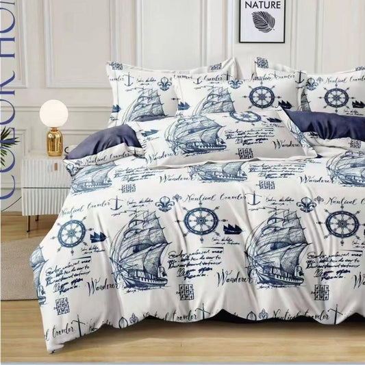 Lenjerie de pat bumbac finet – 6 piese | Eleganta si Confort la Tine Acasa | COD 0104 - CF