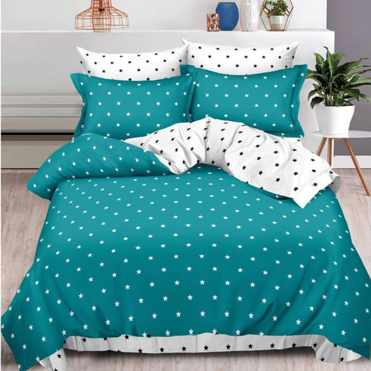 Lenjerie de pat bumbac finet cu elastic – 6 piese: Confort si stil pentru un somn odihnitor | COD 0469-S