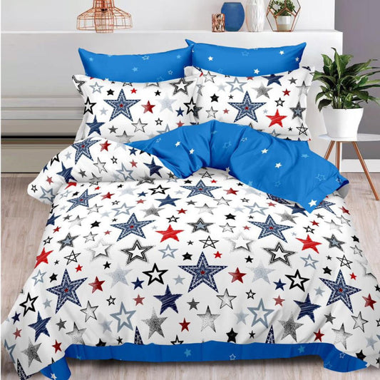 Lenjerie de pat bumbac finet cu elastic – 6 piese: Confort si stil pentru un somn odihnitor | COD 0476-S