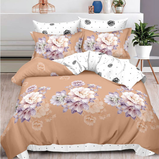 Lenjerie de pat bumbac finet cu elastic – 6 piese: Confort si stil pentru un somn odihnitor | COD 0481-S