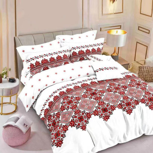 Lenjerie de pat bumbac finet cu elastic – 6 piese: Confort si stil pentru un somn odihnitor | COD 0490-S