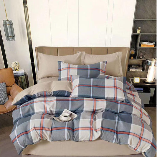 Lenjerie de pat bumbac finet cu elastic – 6 piese: Confort si stil pentru un somn odihnitor | COD 0500-S