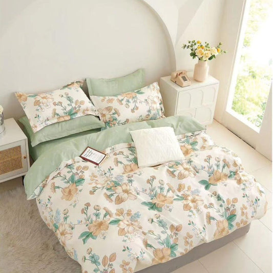 Lenjerie de pat bumbac finet cu elastic – 6 piese: Confort si stil pentru un somn odihnitor | COD 0501-S