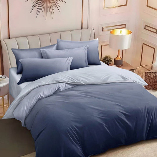 Lenjerie de pat bumbac finet cu elastic – 6 piese: Confort si stil pentru un somn odihnitor | COD 0537-S