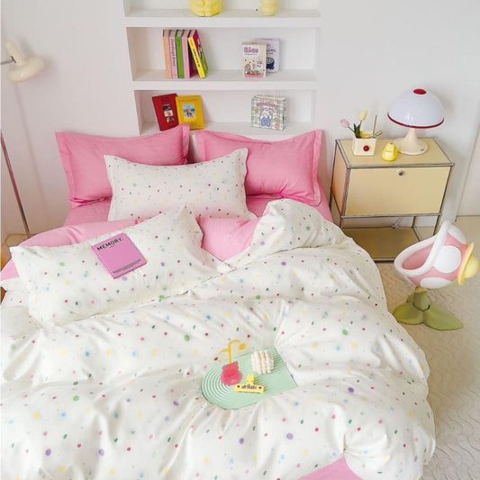 Lenjerie de pat bumbac finet cu elastic – 6 piese: Confort si stil pentru un somn odihnitor | COD 0541-S