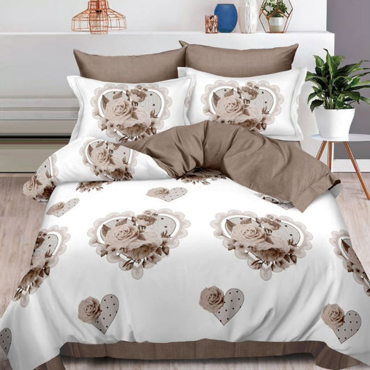 Lenjerie de pat bumbac finet cu elastic – 6 piese: Confort si stil pentru un somn odihnitor | COD 0553-S