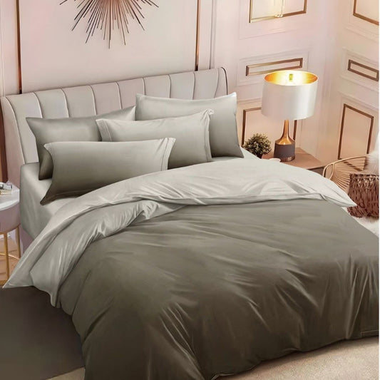 Lenjerie de pat bumbac finet cu elastic – 6 piese: Confort si stil pentru un somn odihnitor | COD 0558-S