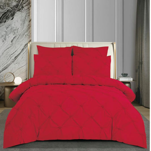 Lenjerie de pat bumbac finet cu elastic si nasturi – 6 piese | Fixare Perfecta si Design Elegant | COD 08885-S