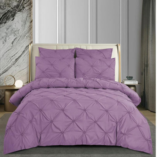 Lenjerie de pat bumbac finet cu elastic si nasturi – 6 piese | Fixare Perfecta si Design Elegant | COD 0889-S