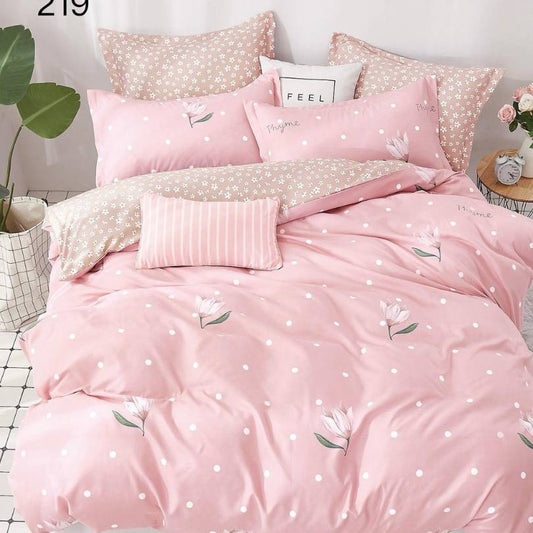 Lenjerie de pat din bumbac finet 6 piese – Model modern si culori vibrante | COD 0016 - CF