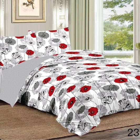 Lenjerie de pat din bumbac finet 6 piese – Model modern si culori vibrante | COD 0017 - CF