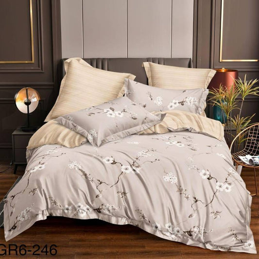 Lenjerie de pat din bumbac finet 6 piese – Model modern si culori vibrante | COD 0023 - CF