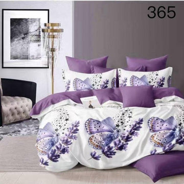 Lenjerie de pat din bumbac finet 6 piese – Model modern si culori vibrante | COD 0024 - CF