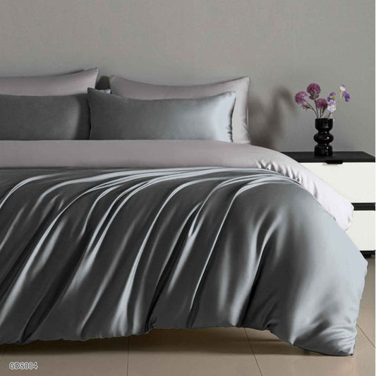 Lenjerie de pat dublu, Satin Extra Fin, cu elastic, 4 piese, 100% bumbac | 0447-PV