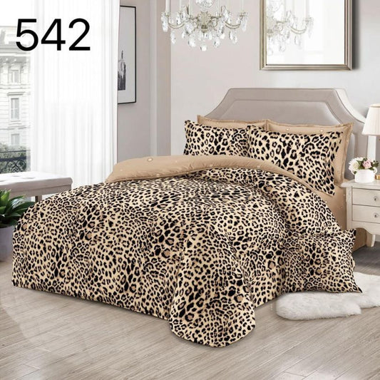 Lenjerie de pat finet 6 piese, eleganta, atingere catifelata si stil modern | 1450-SEP