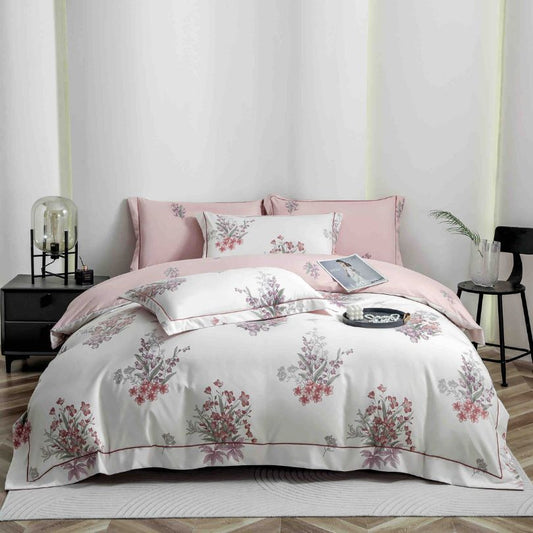 Lenjerie de pat finet lux, 6 piese, ultra moale, confort premium | 2527-J