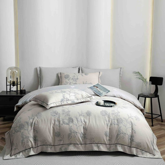 Lenjerie de pat finet lux, 6 piese, ultra moale, confort premium | 2536-J