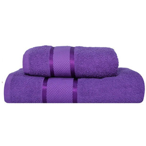 Set 2 prosoape bumbac 100%, 500 g/mp, model Dunga, ultra moi și absorbante|1066-PK
