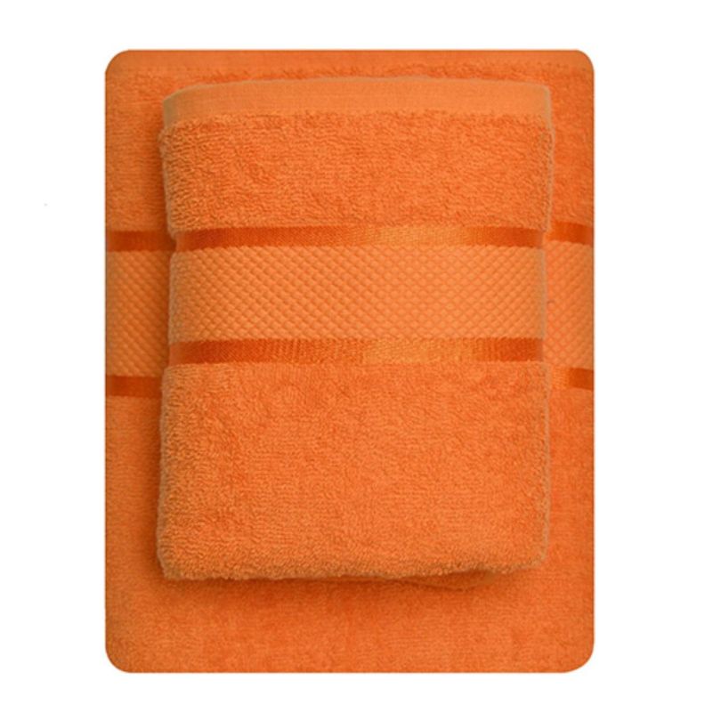 Set 2 prosoape bumbac 100%, 500 g/mp, model Dunga, ultra moi și absorbante|1068-PK 2