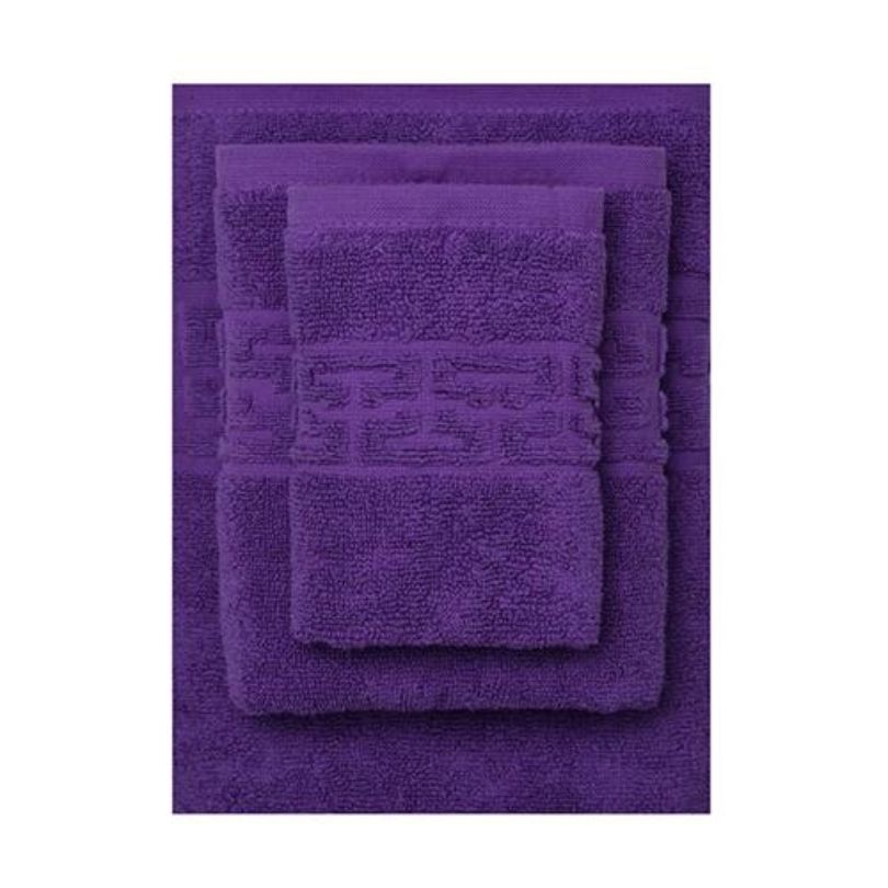 Set 3 prosoape – 1 mic, 1 mediu, 1 mare, bumbac 100%, 500 g/mp, model Greek |0607PK