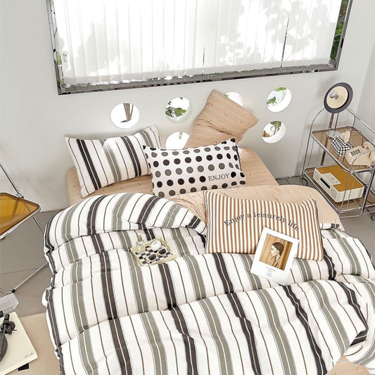 Lenjerie de pat bumbac finet - 6 piese | 0289-S