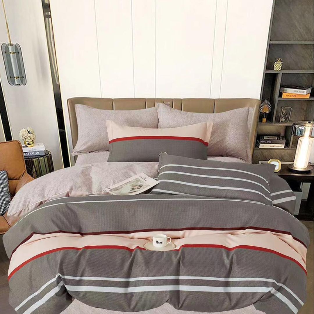 Lenjerie de pat bumbac finet - 6 piese | 0332-S