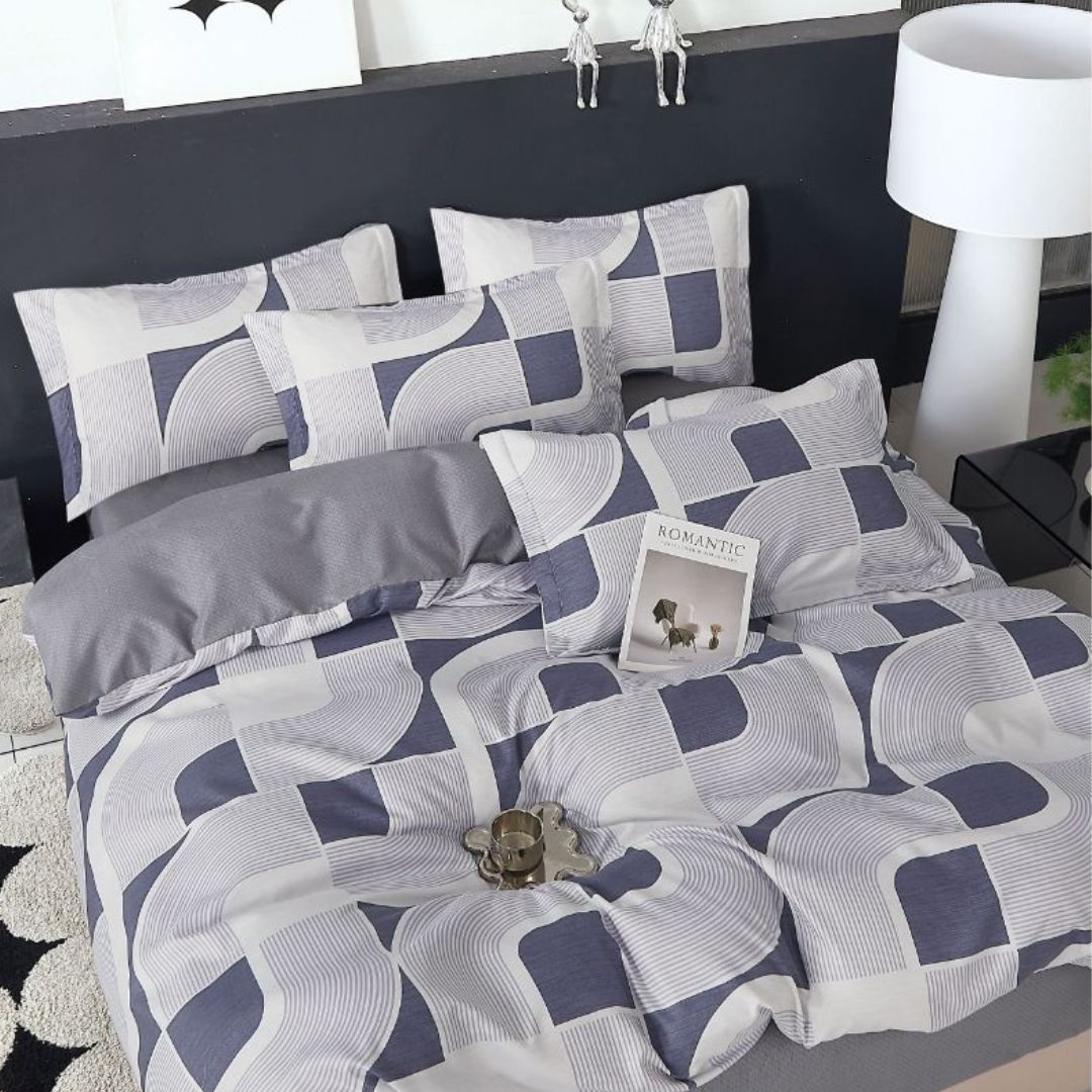 Lenjerie de pat bumbac finet - 6 piese | 0336-S