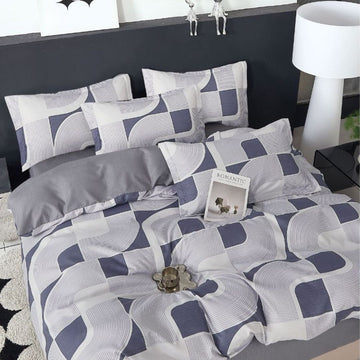 Lenjerie de pat bumbac finet - 6 piese | 0336-S