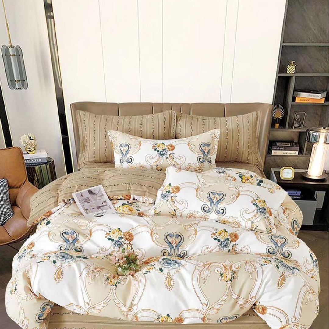 Lenjerie de pat bumbac finet - 6 piese | 0340-S