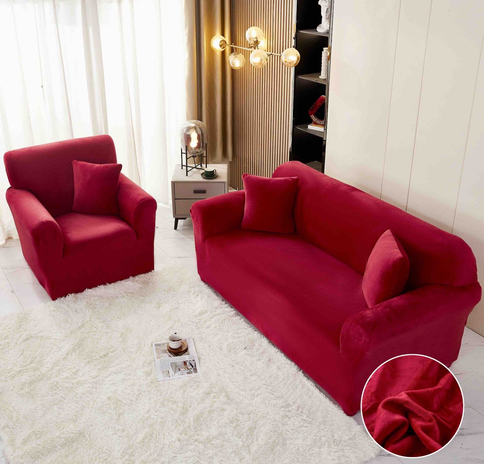 Husa Canapea din Catifea – Eleganta si Protectie pentru Casa Ta | COD 1079-J