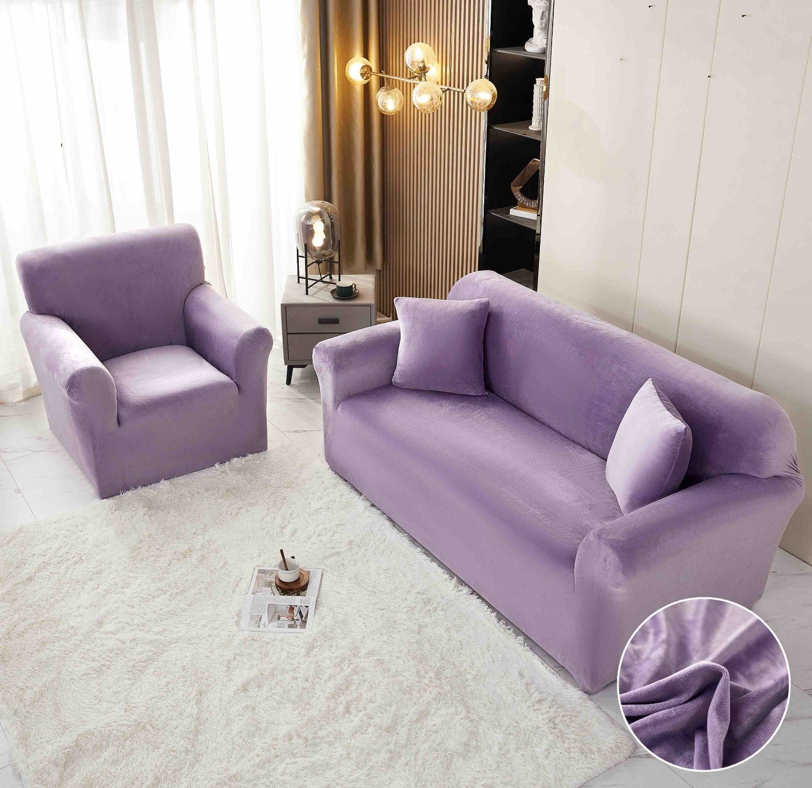 Husa Canapea din Catifea – Eleganta si Protectie pentru Casa Ta | COD 1083-J