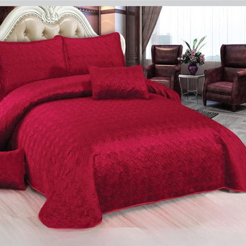 Cuvertura de Pat Catifea – 5 Piese pentru Eleganta si Confort | COD 0025-CF