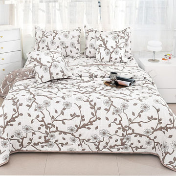 Cuvertura din bumbac cu In 5 piese – eleganta naturala pentru dormitorul tau | COD 0009-CM