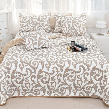 Cuvertura din bumbac cu In 5 piese – eleganta naturala pentru dormitorul tau | COD 0012-CM