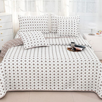 Cuvertura din bumbac cu In 5 piese – eleganta naturala pentru dormitorul tau | COD 0019-CM