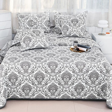 Cuvertura din bumbac cu In 5 piese – eleganta naturala pentru dormitorul tau | COD 0020-CM