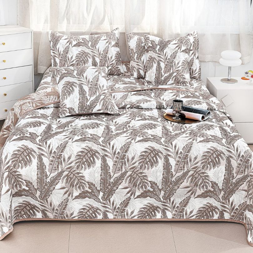 Cuvertura din bumbac cu In 5 piese – eleganta naturala pentru dormitorul tau | COD 0021-CM