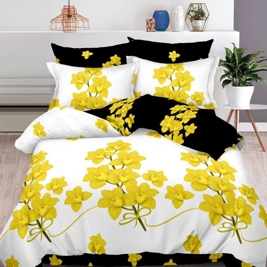 Lenjerie de pat bumbac finet cu elastic – 6 piese: Confort si stil pentru un somn odihnitor  | COD 0404-S