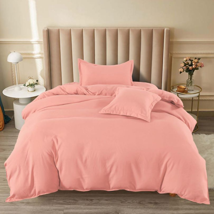 Lenjerie de Pat Bumbac Finet 1 Persoana – 4 Piese. Confort Premium si Design Modern | COD 1264-S