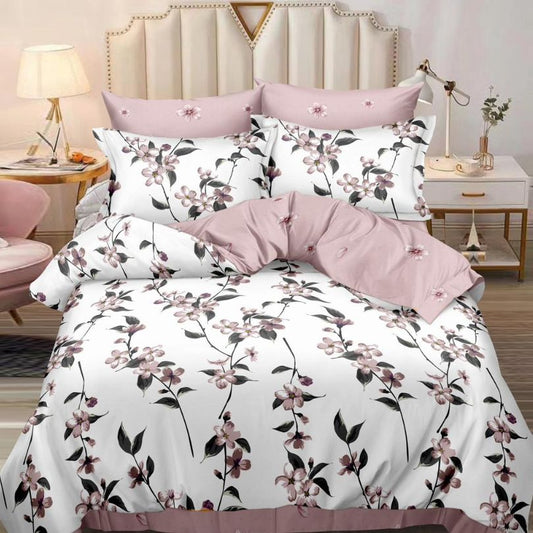 Lenjerie de pat bumbac finet cu elastic – 6 piese: Confort si stil pentru un somn odihnitor  | COD 0411-S