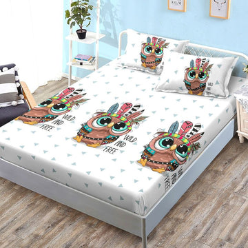 Husa de Pat din Bumbac Finet – Set 3 Piese pentru Confort si Eleganta | COD 1087-S