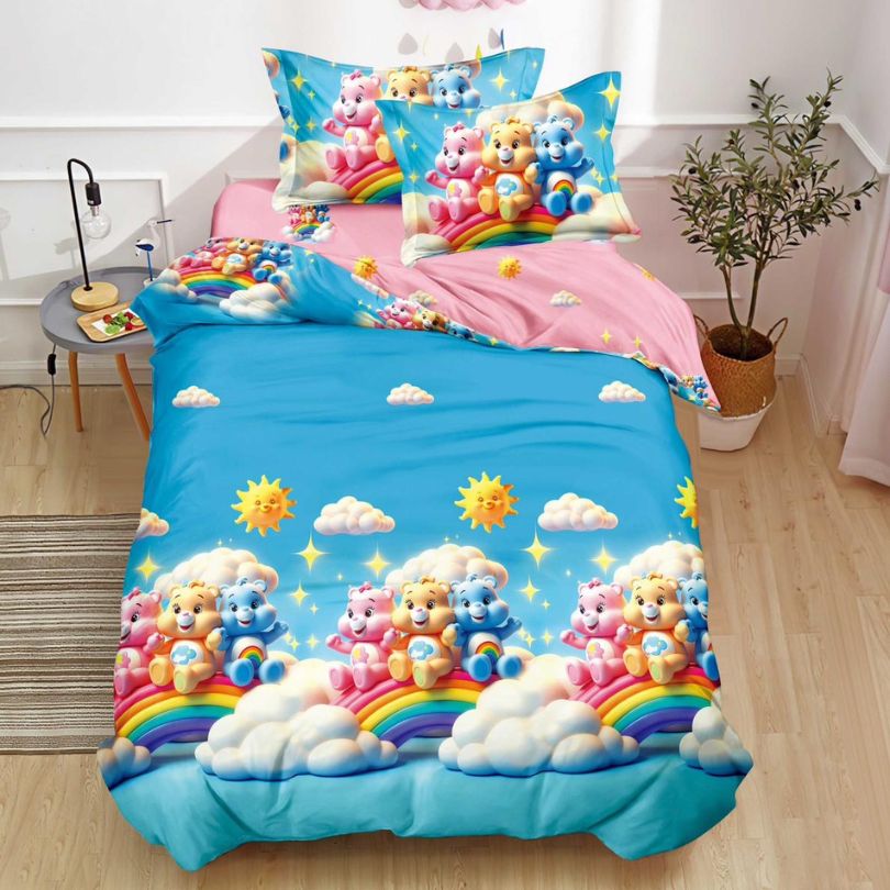 Lenjerie de Pat Bumbac Finet 1 Persoana – 4 Piese. Confort Premium si Design Modern | COD 1230-S